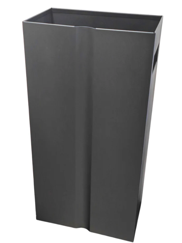 Combo Black Wall Mount 32L SS Bin and Towel Dispenser