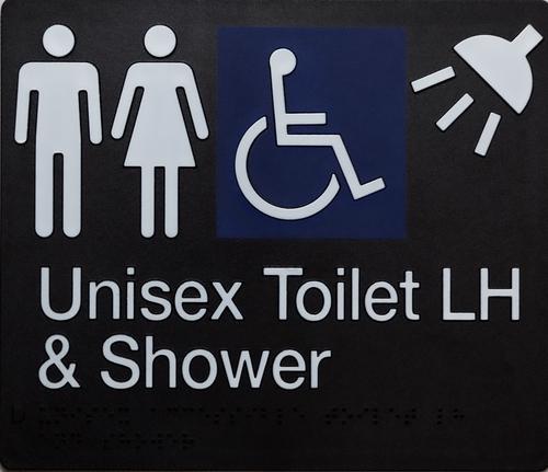 Unisex Disable Toilet & Shower left hand