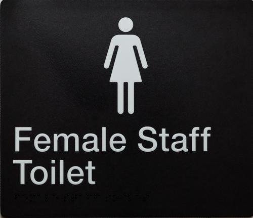 Female Staff Toilet sign