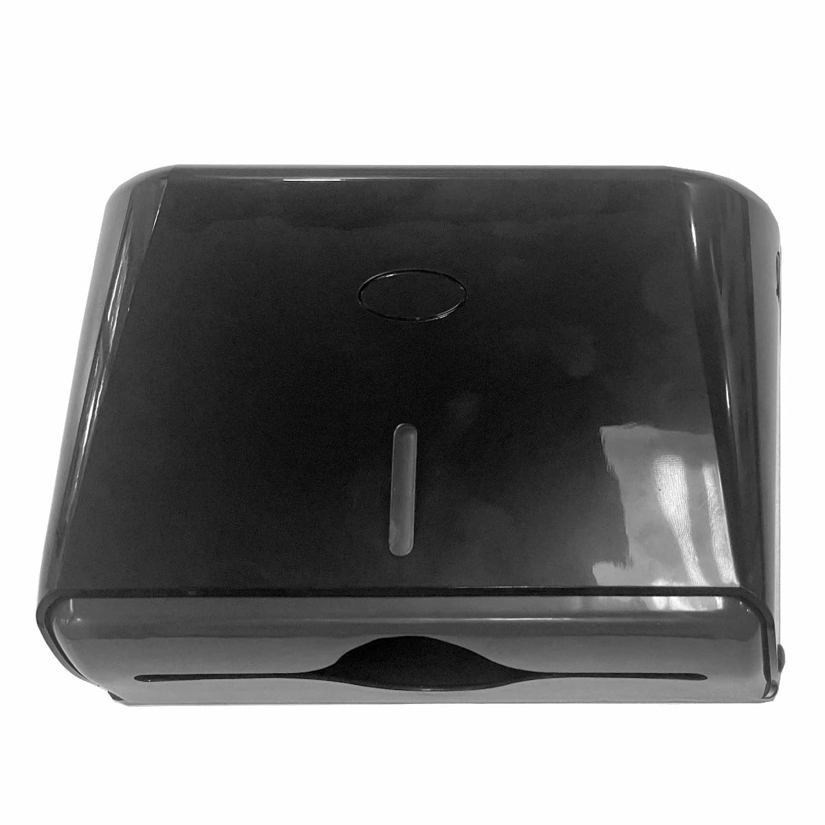 Black paper towel dispenser