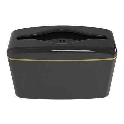 Countertop Multifold Hand Towel Dispenser in Black