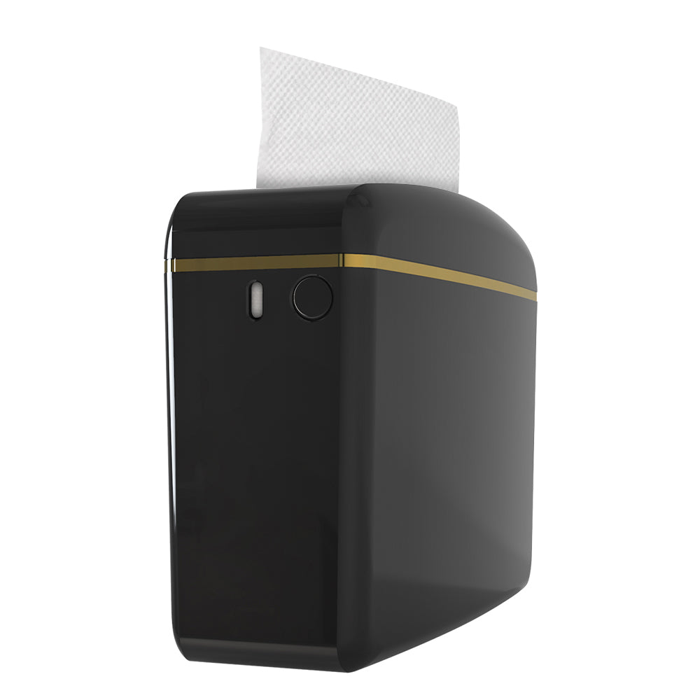 Countertop Multifold Hand Towel Dispenser in Black