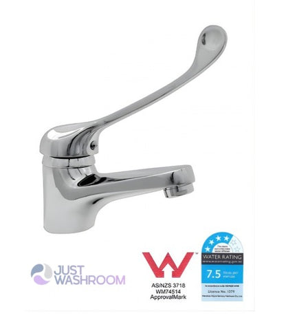 long arm bathroom mixer tap, WaterMark and WELS approved