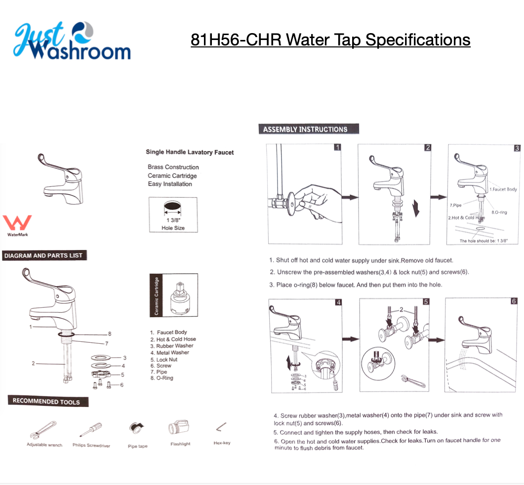 Long Arm Bathroom Mixer – WaterMark & WELS Approved
