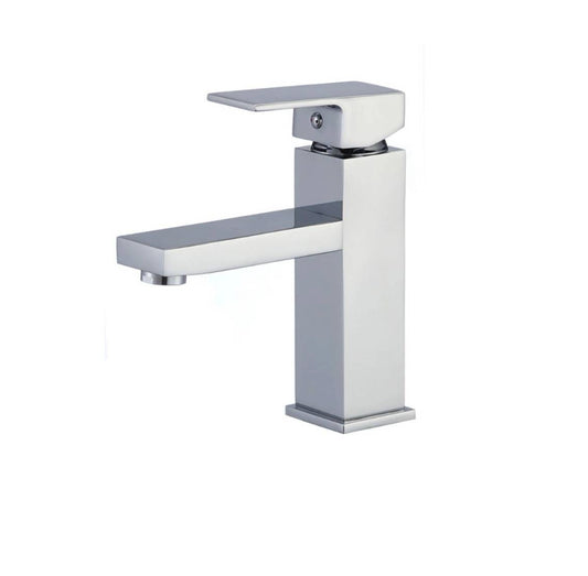 Square bathroom mixer tap WaterMark approved AS/NZS 3718 WM74514 with WELS 4-star water efficiency 6.05 L/min