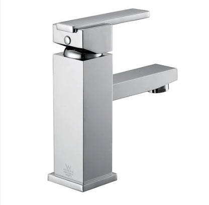 Square bathroom mixer tap WaterMark approved AS/NZS 3718 WM74514 with WELS 4-star water efficiency 6.05 L/min