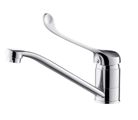 Chrome 40mm extended lever mixer tap, WaterMark and WELS approved