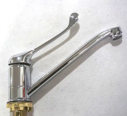Chrome 40mm extended lever mixer tap, WaterMark and WELS approved