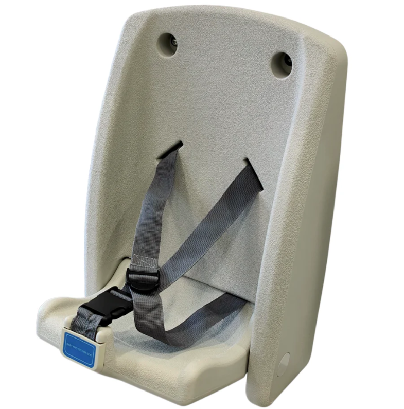 Wall Mount Foldable Safety Baby Seat/Chair Adjustable Strap