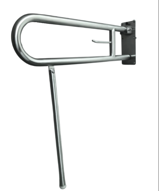 S'Steel Drop Down Foldable Grab Rail with Leg
