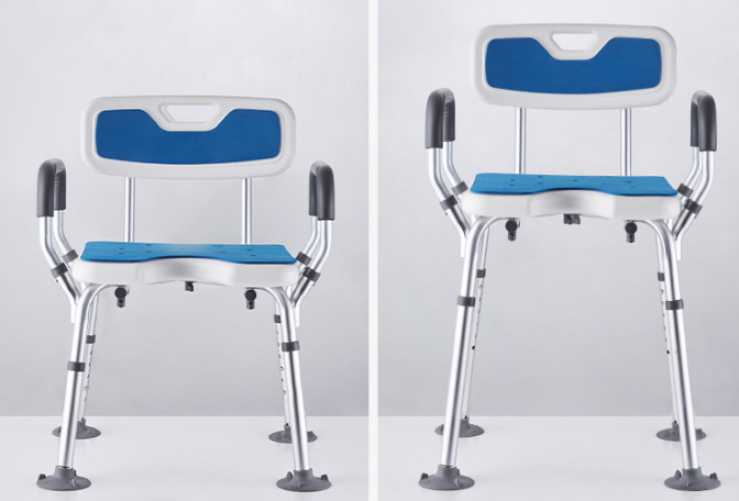 Non-Slip Shower Chair Safe, Comfortable Bathing, Easy Set up