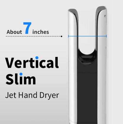 Vortex Jet Hand Dryer, Compact Elegant For Commercial Bathrooms