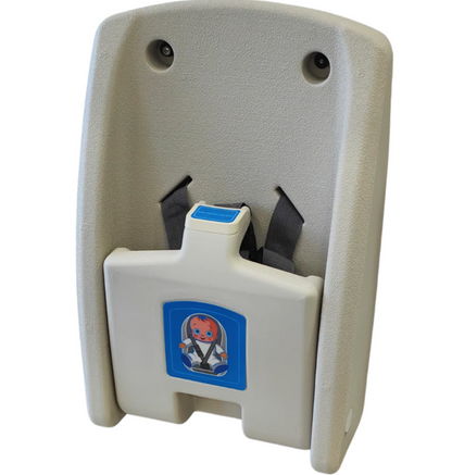 Wall Mount Foldable Safety Baby Seat/Chair Adjustable Strap