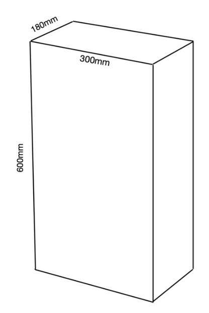 Wall Mount 32L Mat Black Steel Waste Bin Heavy Duty