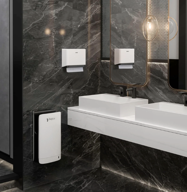 Vortex Jet Hand Dryer, Compact Elegant For Commercial Bathrooms