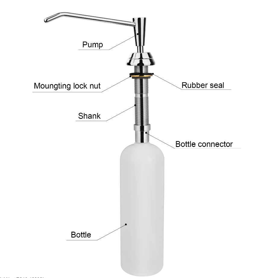Commercial UnderBench soap dispenser 5"Spout ZC925