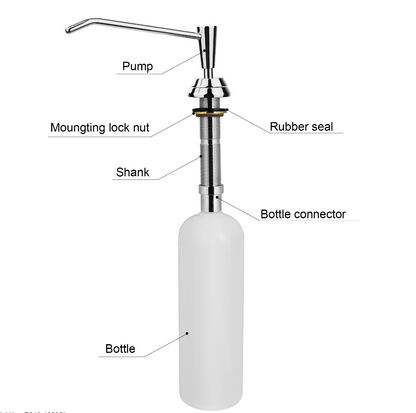 Commercial UnderBench soap dispenser 5"Spout ZC925