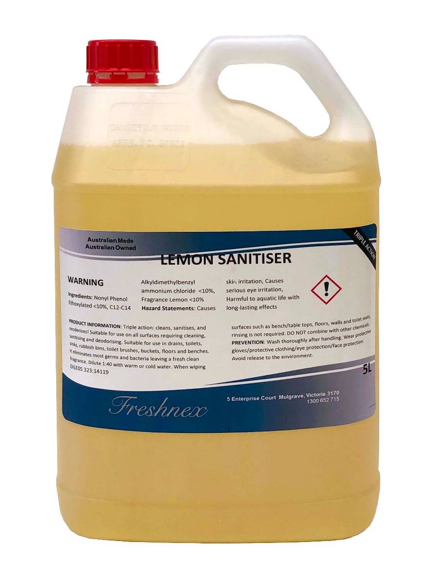 Lemon Sanitiser 5L