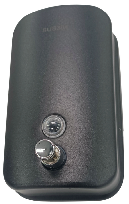 SD38 black soap dispenser stainless steel matt finish