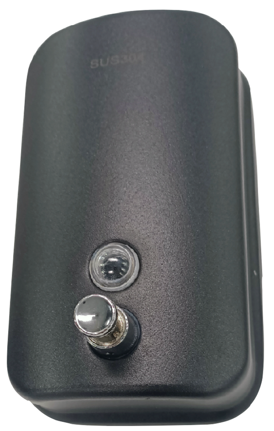 SD38 black soap dispenser stainless steel matt finish