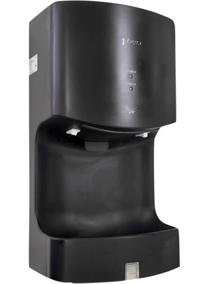 Vortex Black Mini Jet Hand Dryer with Filter & Water Tray