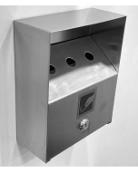 AS010S Slim Wall Mounted Outdoor Ashtray