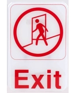 EX-WHT Exit Door Sign 