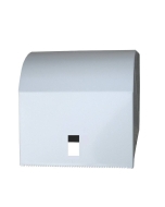 R001W White Metal Paper Towel Roll Dispenser