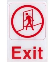  Exit Door Sign EX-WHT
