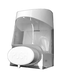 SDD8 Wall Mount Refillable 800ml, Manually Operated Soap Dispenser