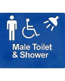 SV14 Male Disabled Toilet & Shower (210 x 180 mm)