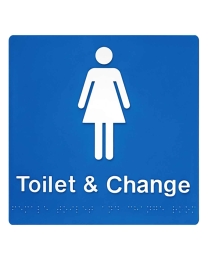 Female Toilet & Change Room SV35  (210 x 180 mm)